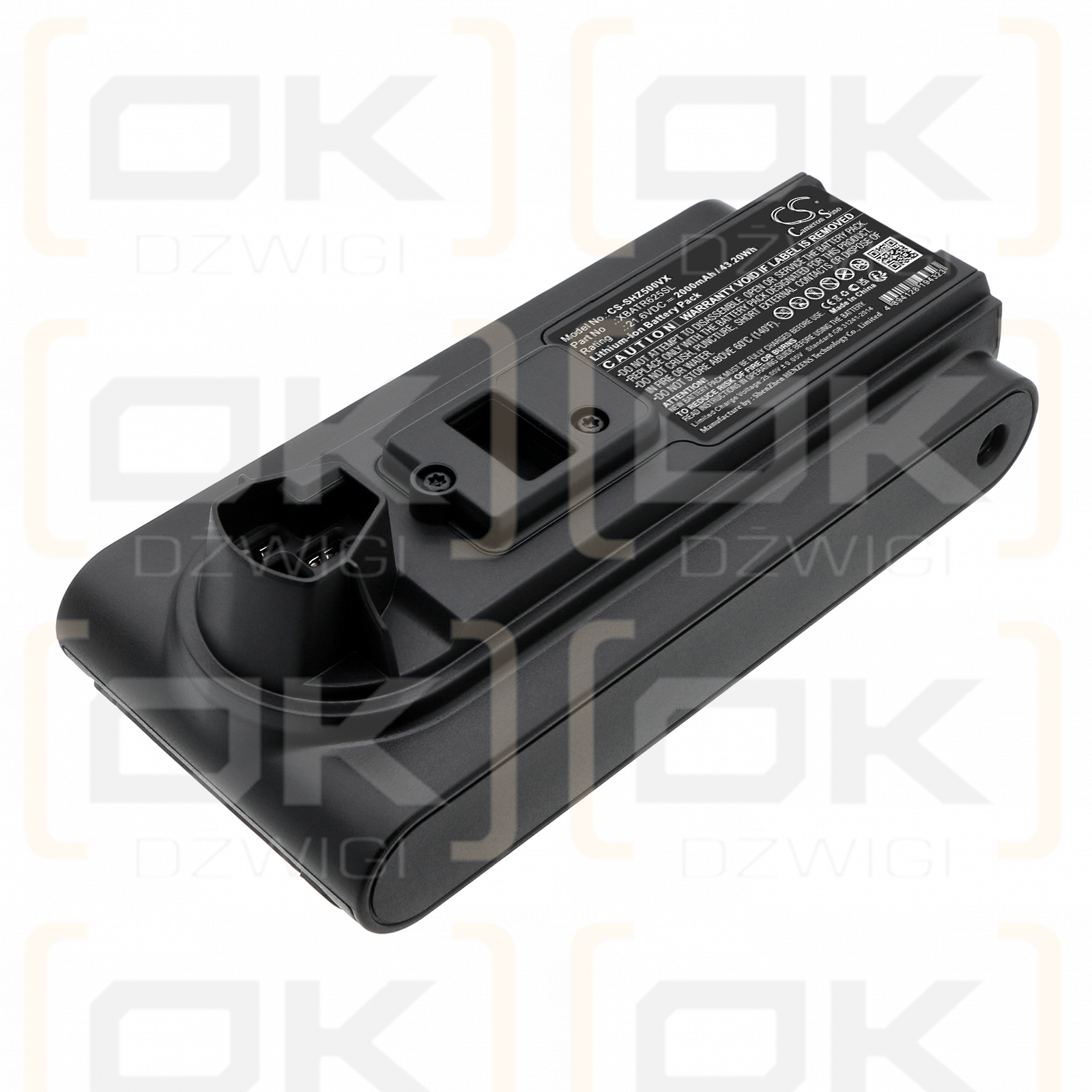 Shark UZ565H / XBATR625SL 2000mAh Li-ion 21.6V (Cameron Sino)