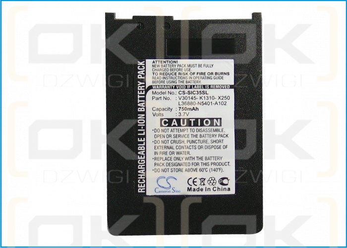 Siemens S35i / V30145-K1310-X127 750mAh Li-ion 3.7V (Cameron Sino)