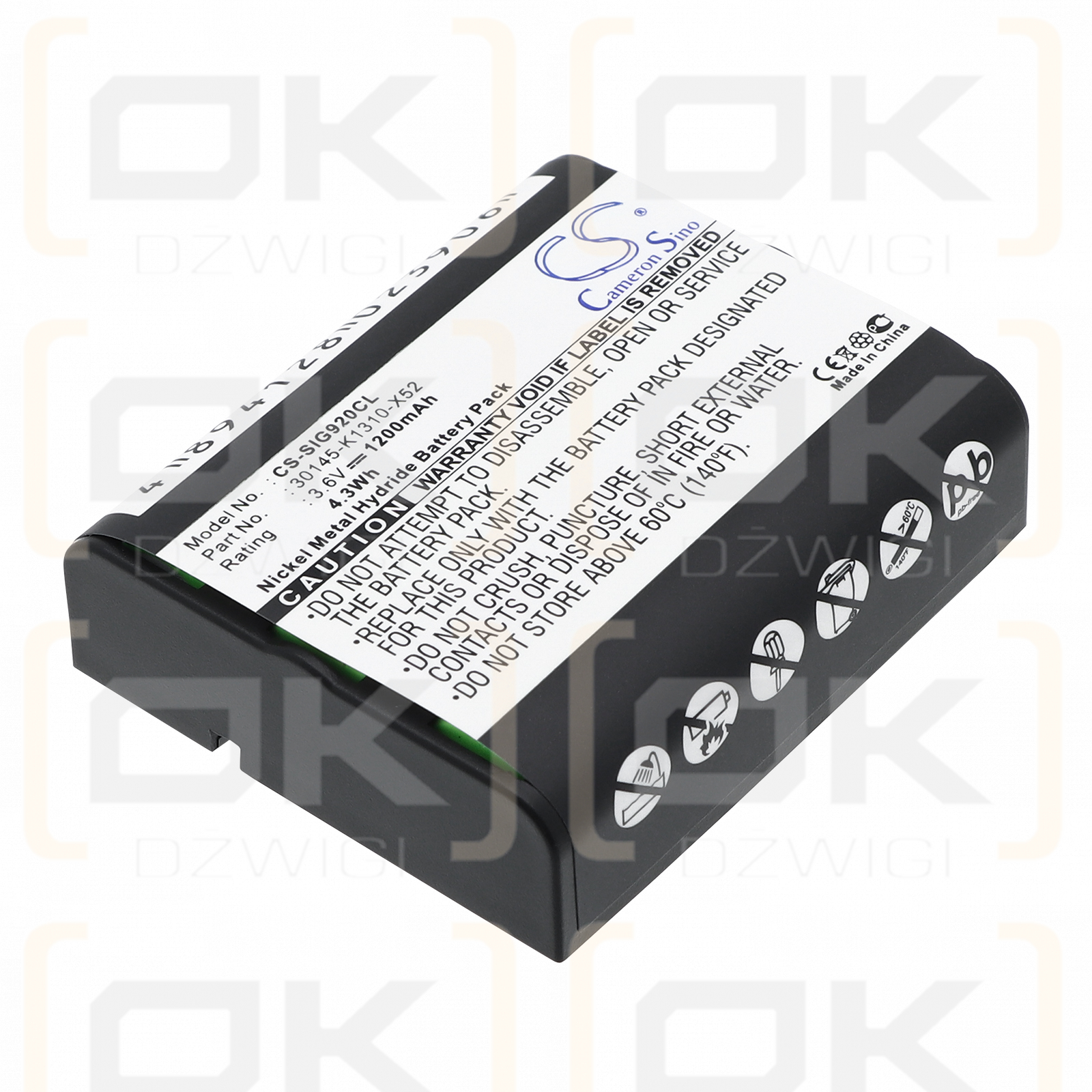 Siemens m9XO / 30145-K1310-X52 1200 mAh Ni-MH 3,6 V (Cameron Sino)
