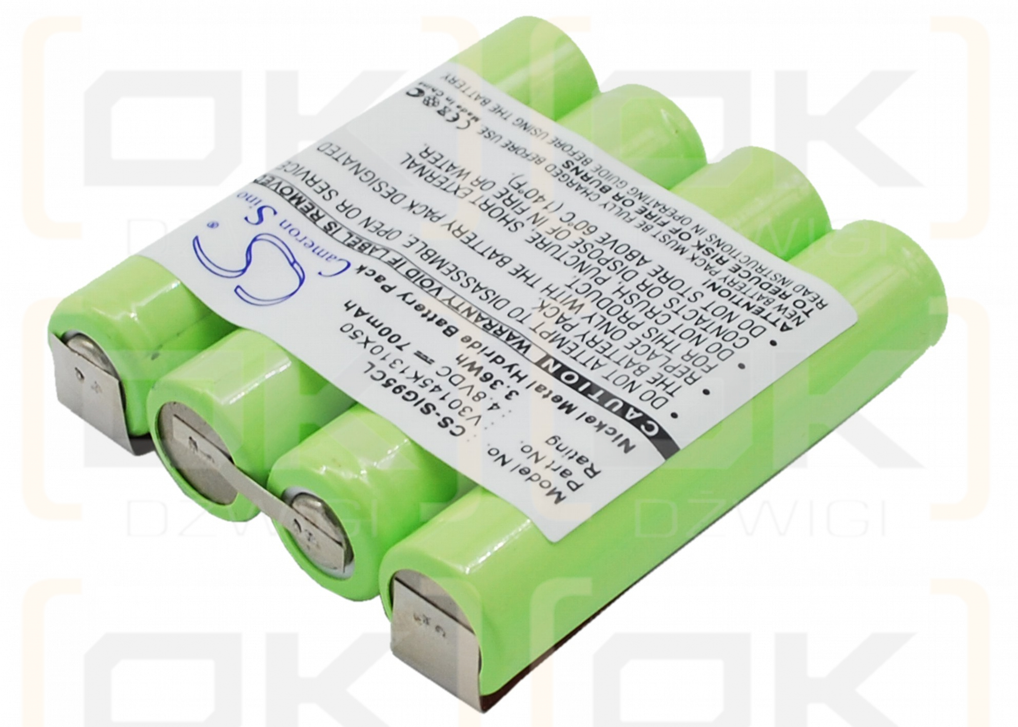 Siemens Gigaset 905 / V30145K1310X50 700mAh Ni-MH 4.8V (Cameron Sino)