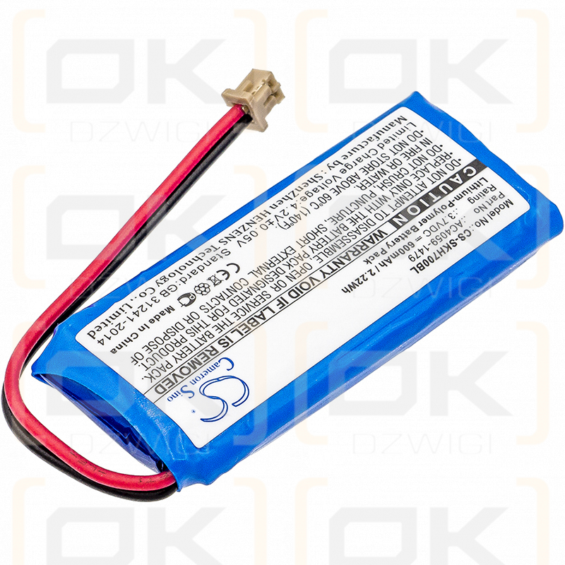 Socket Mobile CHS 7XiRx / AC4059-1479 600mAh Li-Polymer 3.7V (Cameron Sino)