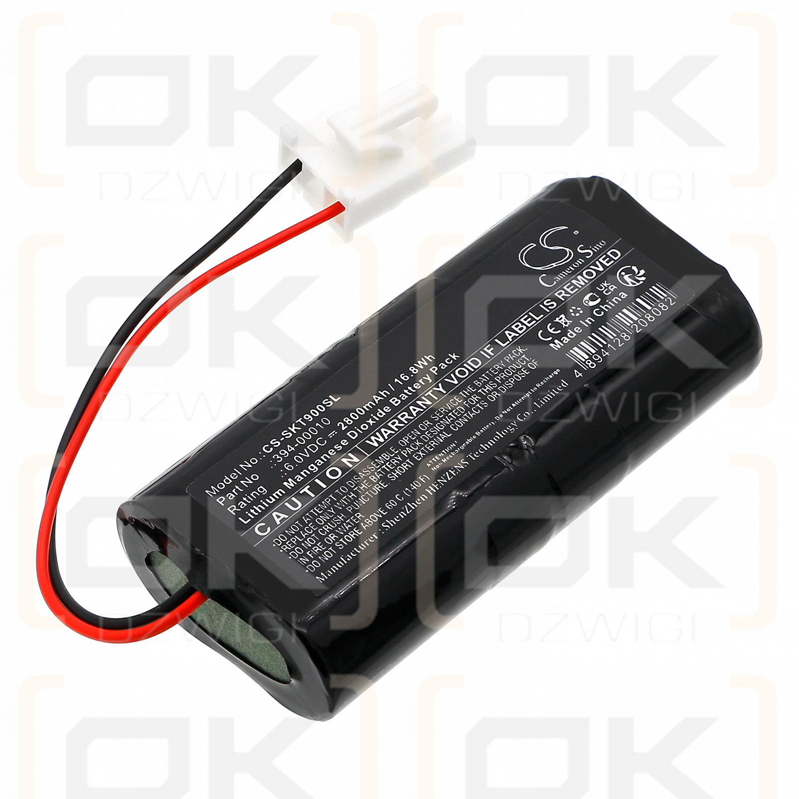 Skybitz SmartTank ST90 / 394-00010 2800mAh Li-MnO2 6.0V (Cameron Sino)