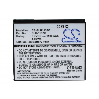 Samsung Digimax i7 / SLB-1137C 1100mAh Li-ion 3.7V (Cameron Sino)