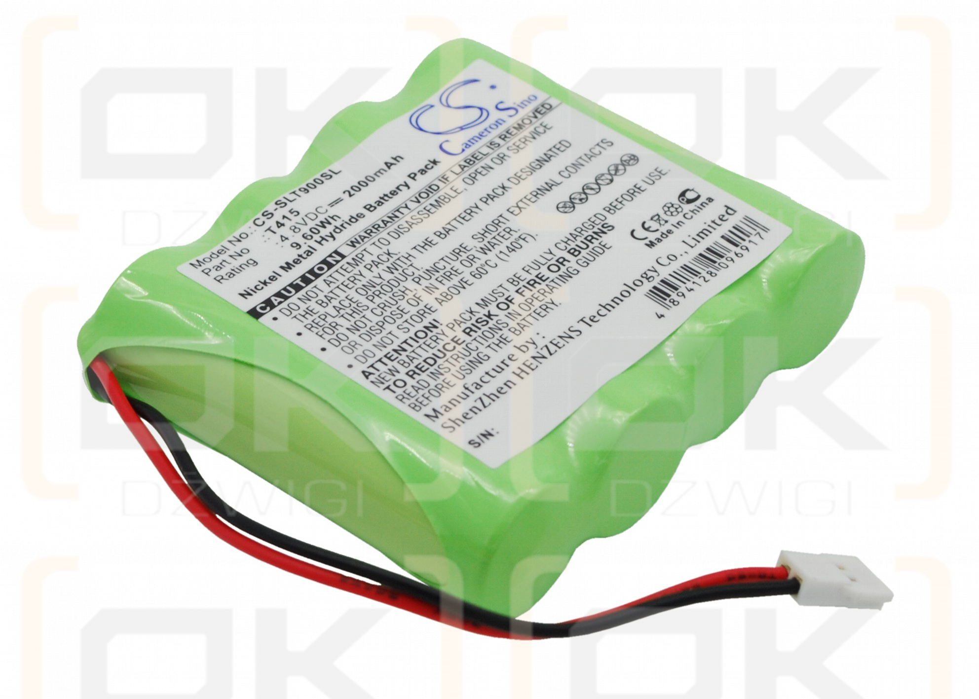 Schaub Lorentz TL900 / T415 2000mAh Ni-MH 4.8V (Cameron Sino)