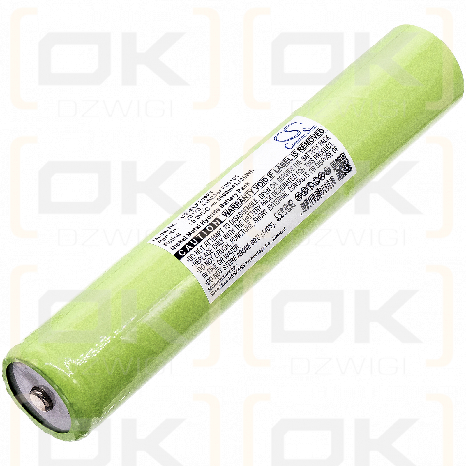 Sistemas de energía / N38AF001A 5000mAh Ni-MH 6.0V (Cameron Sino)