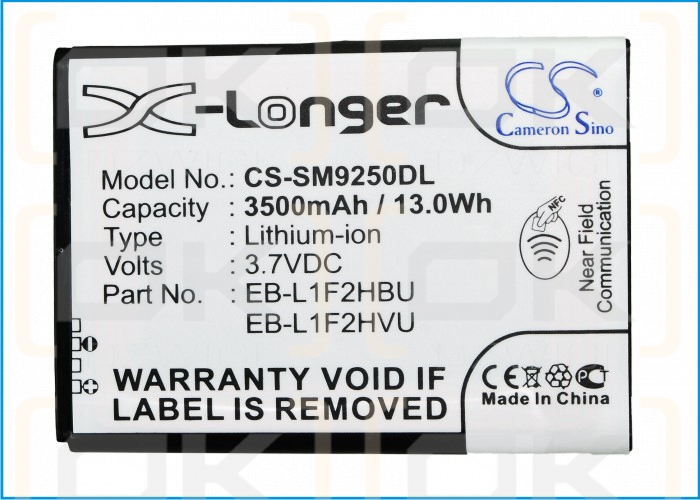 Samsung Nexus Prime / EB-L1F2HBU 3500mAh Li-ion 3.7V (Cameron Sino)