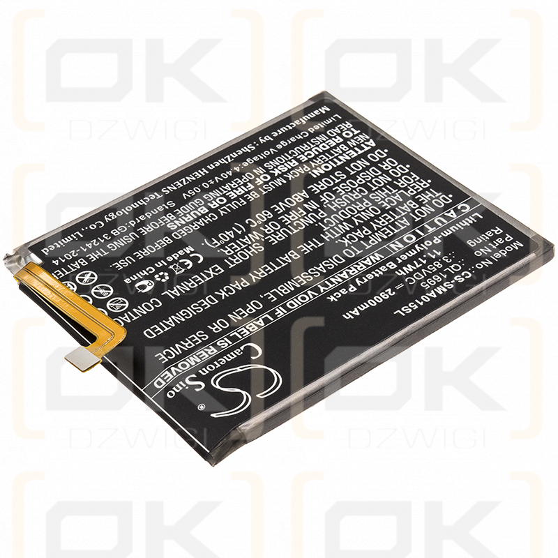 Samsung SM-A105T1 / QL1695 2900 мАч литий-полимерный 3,85 В (Cameron Sino)