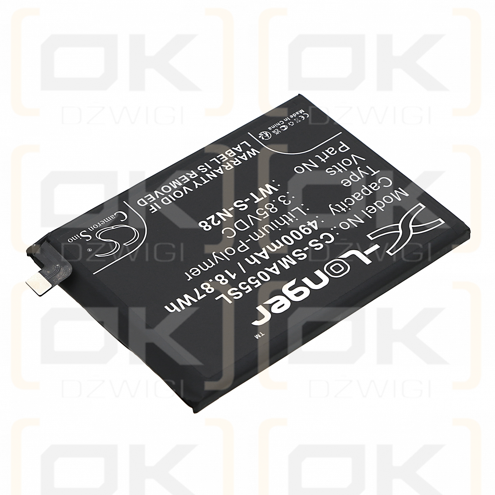 Samsung SM-A055F / WT-S-N28 4900 mAh Li-Polymer 3,85 V (Cameron Sino)