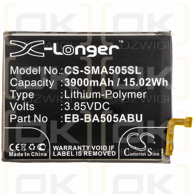 Samsung SM-A505YN / EB-BA505ABN 3900mAh Li-Polymer 3.85V (Cameron Sino)