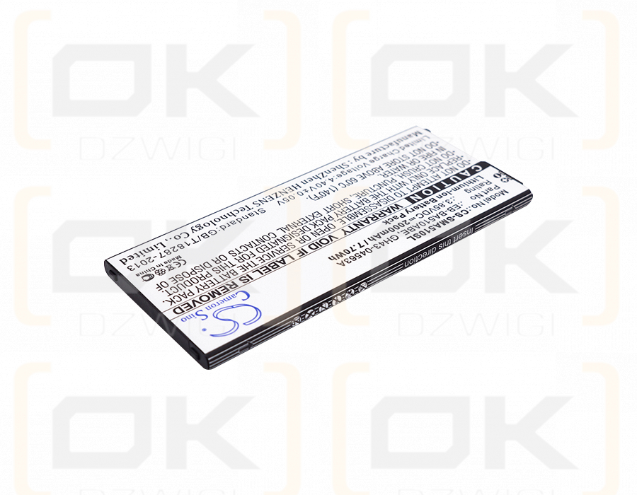 Samsung SM-A510M/DS / EB-BA510ABE 2000mAh Li-ion 3.85V (Cameron Sino)