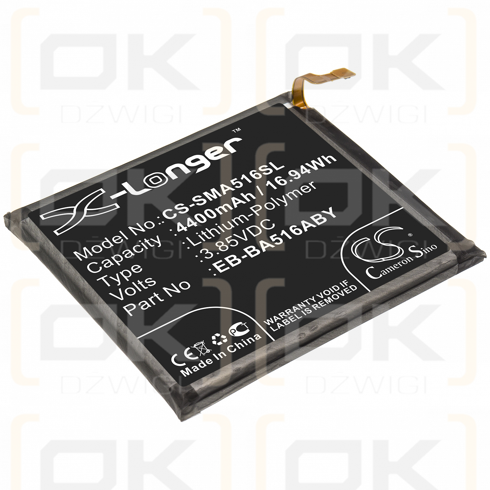 Samsung SM-A516B / EB-BA516ABY 4400 mAh Li-Polymer 3,85 V (Cameron Sino)