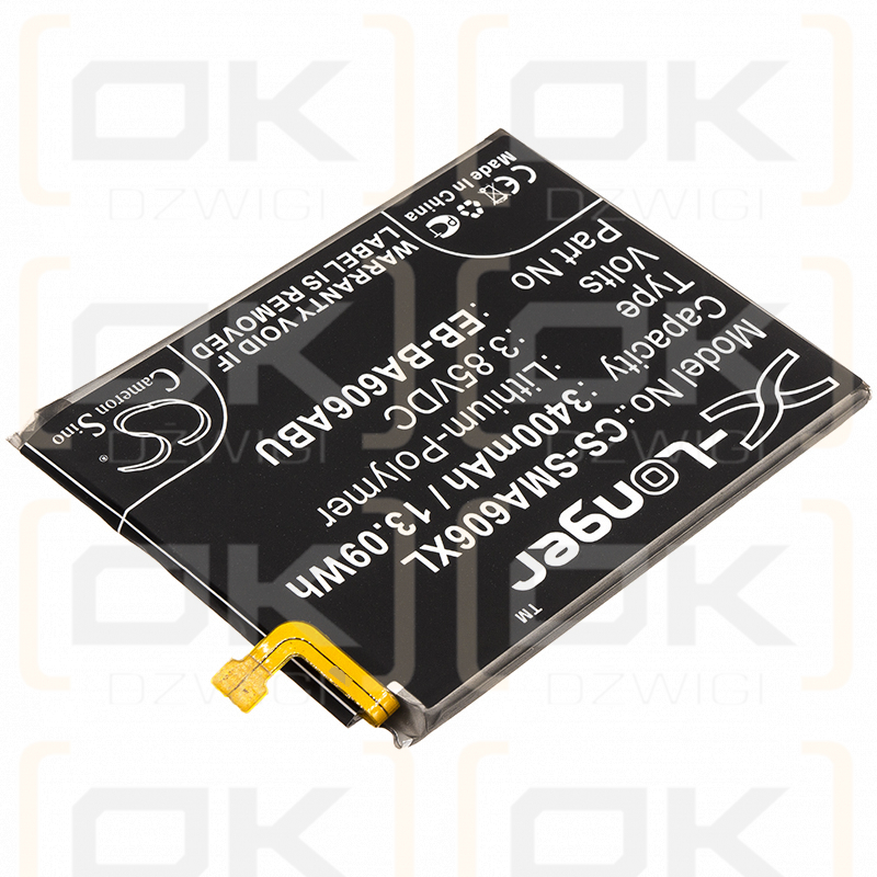 Samsung SM-A6060 / EB-BA606ABU 3400mAh Li-Polymer 3.85V (Cameron Sino)