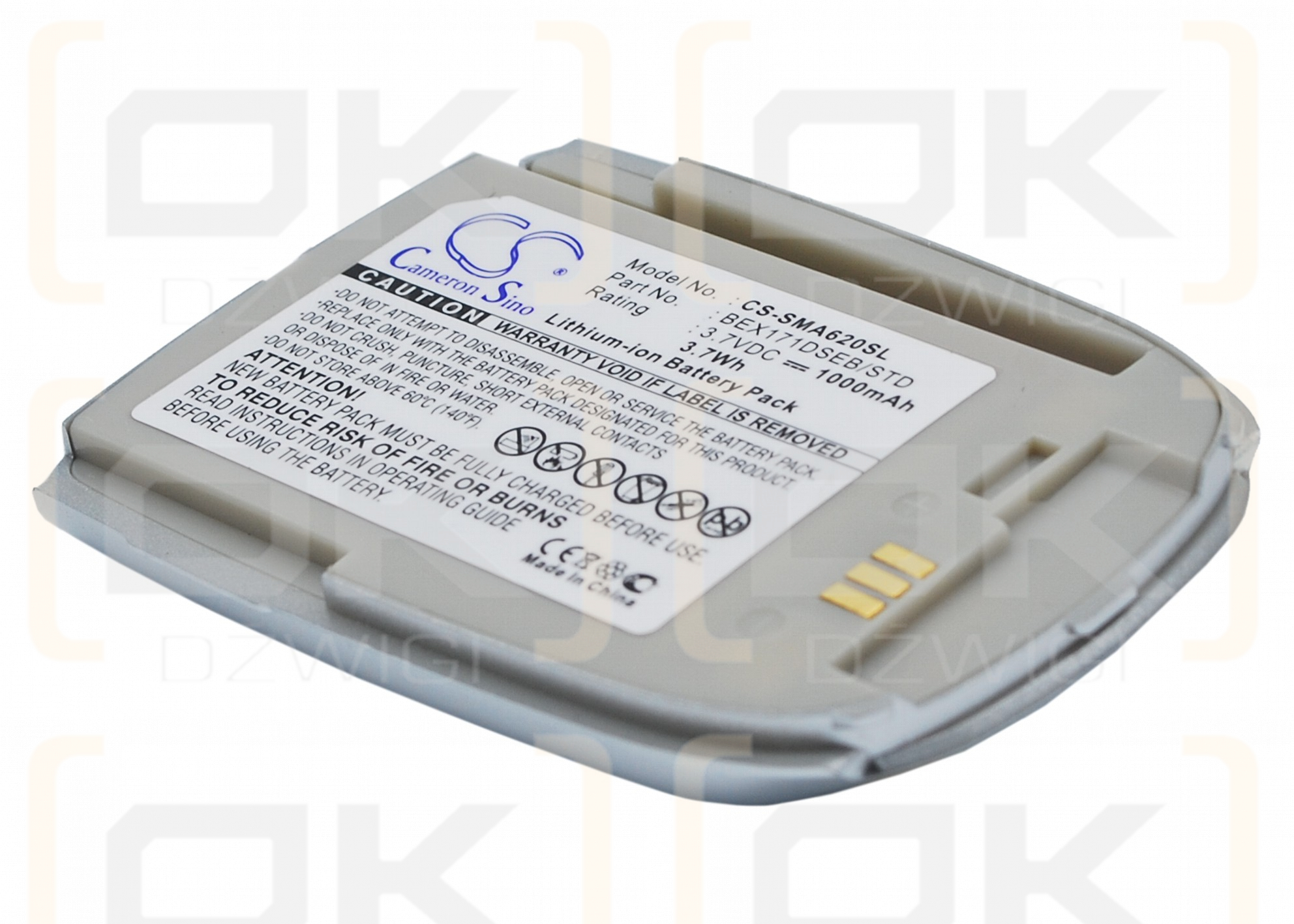 Samsung VAG-1000 1000mAh Li-ion 3.7V (Cameron Sino)