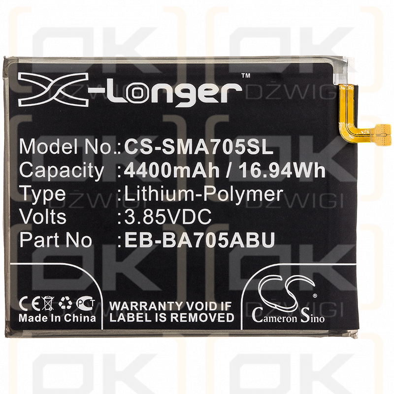 Samsung SM-A7050 / EB-BA705ABU 4400mAh Li-Polymer 3.85V (Cameron Sino)