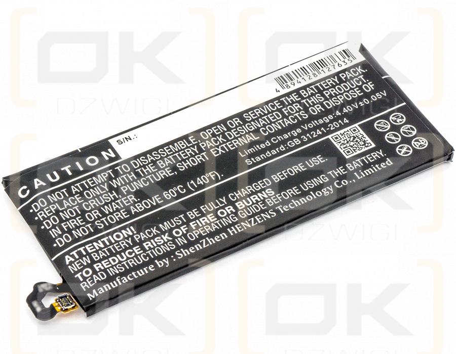 Samsung SM-J730F / EB-BA720ABE 3600mAh Li-Polymer 3.85V (Cameron Sino)