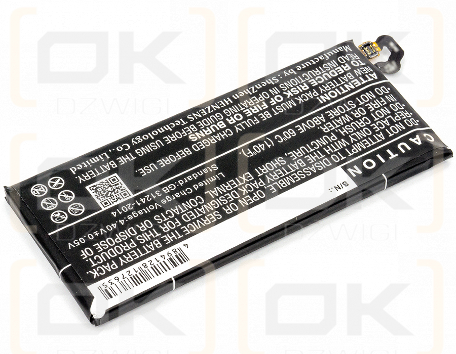 Samsung SM-J730F / EB-BA720ABE 3600mAh Li-Polymer 3.85V (Cameron Sino)