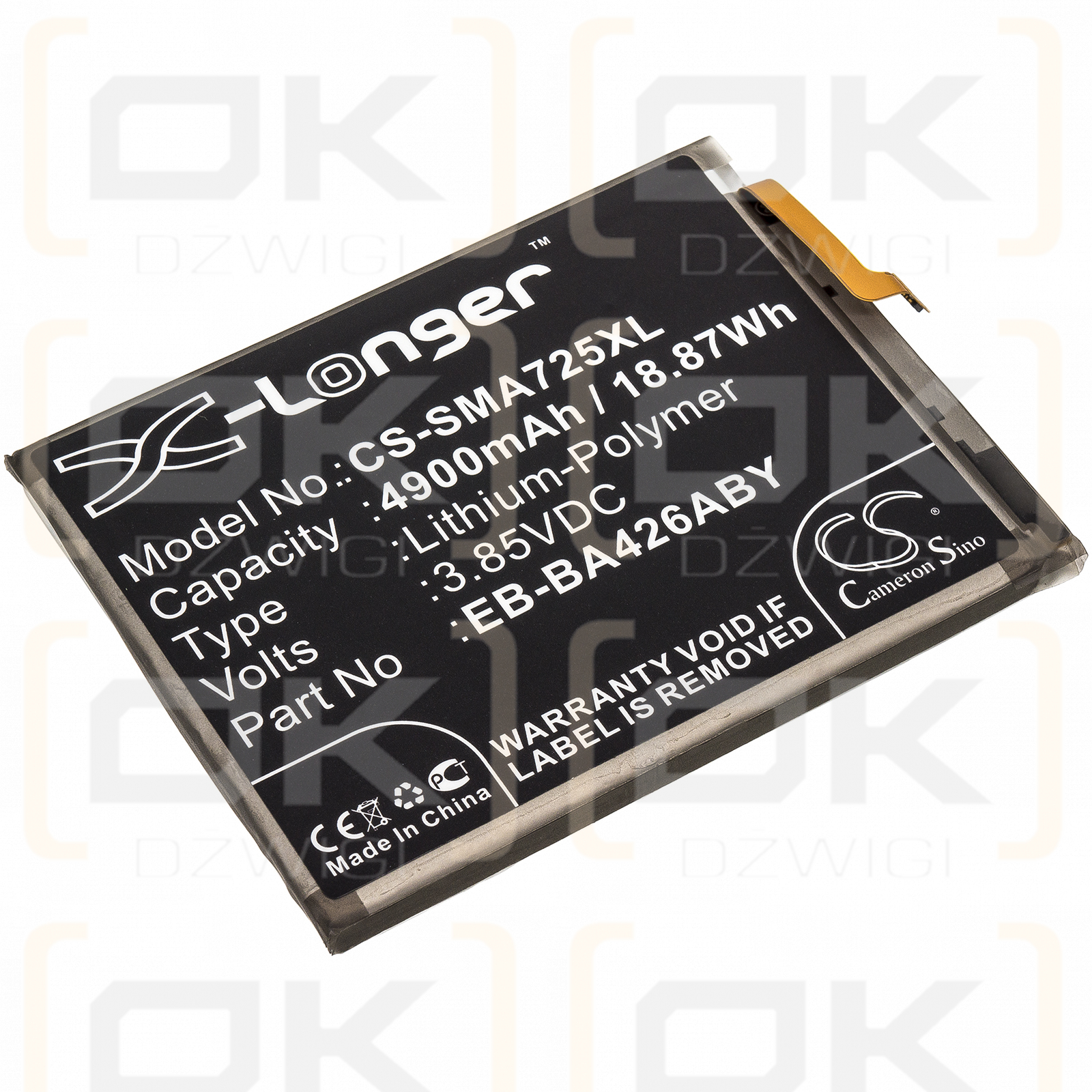 Samsung SCR01 / EB-BA426ABY 4900mAh Li-Polymer 3.85V (Cameron Sino)