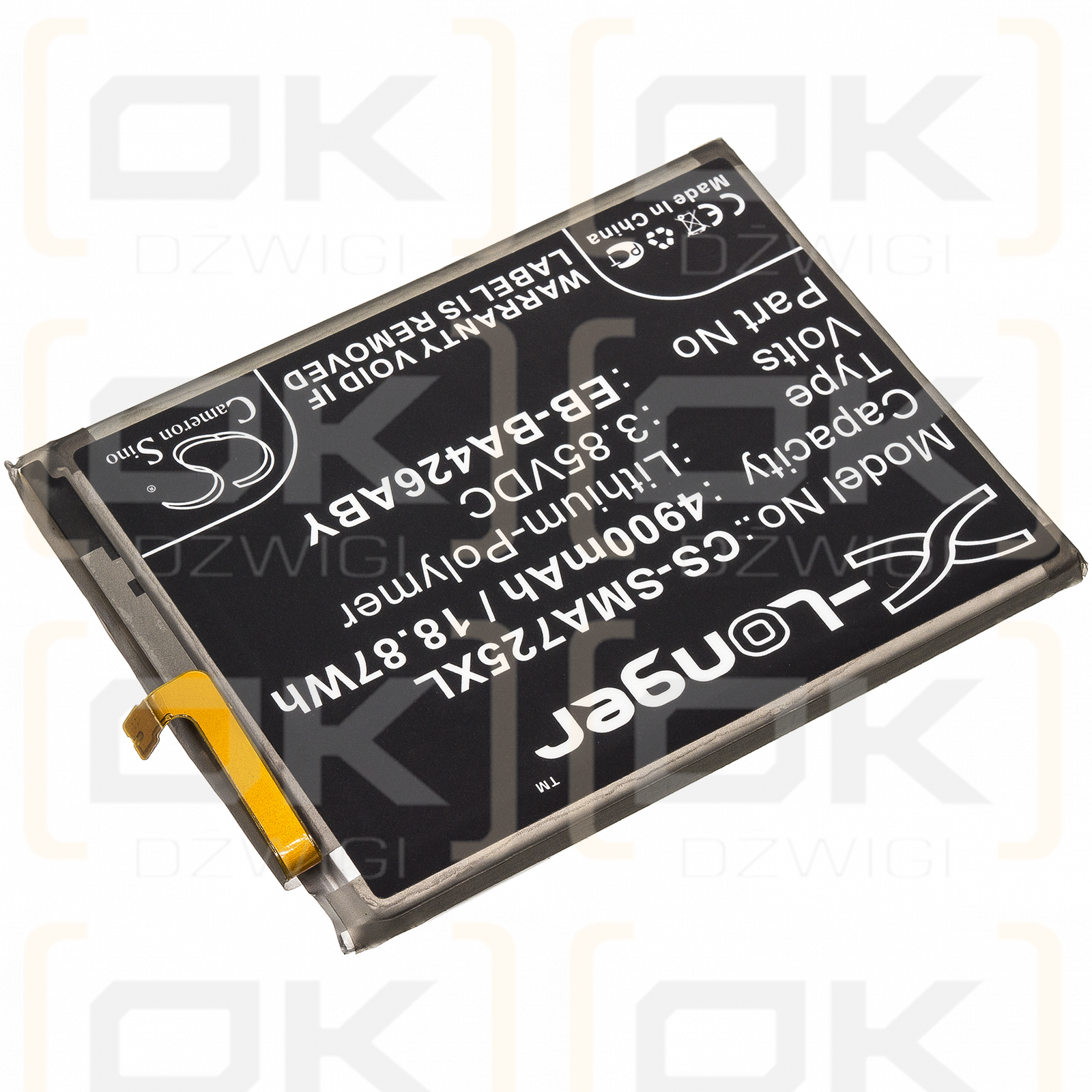 Samsung SCR01 / EB-BA426ABY 4900mAh Li-Polymer 3.85V (Cameron Sino)