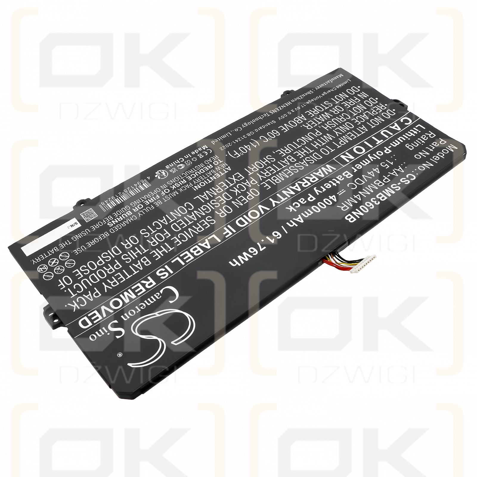 Samsung Galaxy Book3 Pro NP940XFG-KC5UK / AA-PBMN4MR 4000mAh Li-Polymer 15.44V (Cameron Sino)