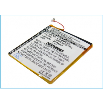 Samsung YP-CP3CB (8G) / HA9036BDXAA 810mAh Li-Polymer 3.7V (Cameron Sino)