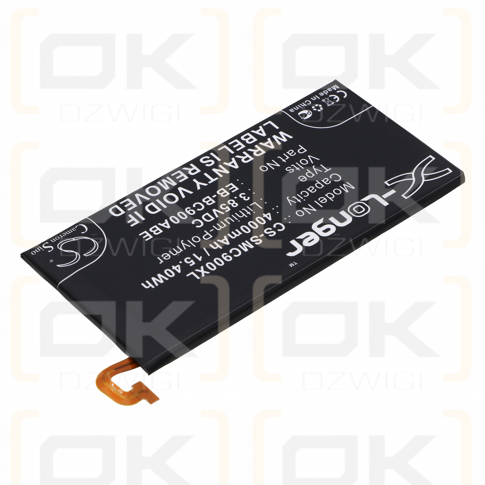 Samsung SM-C9008 / EB-BC900ABE 4000mAh Li-Polymer 3.85V (Cameron Sino)