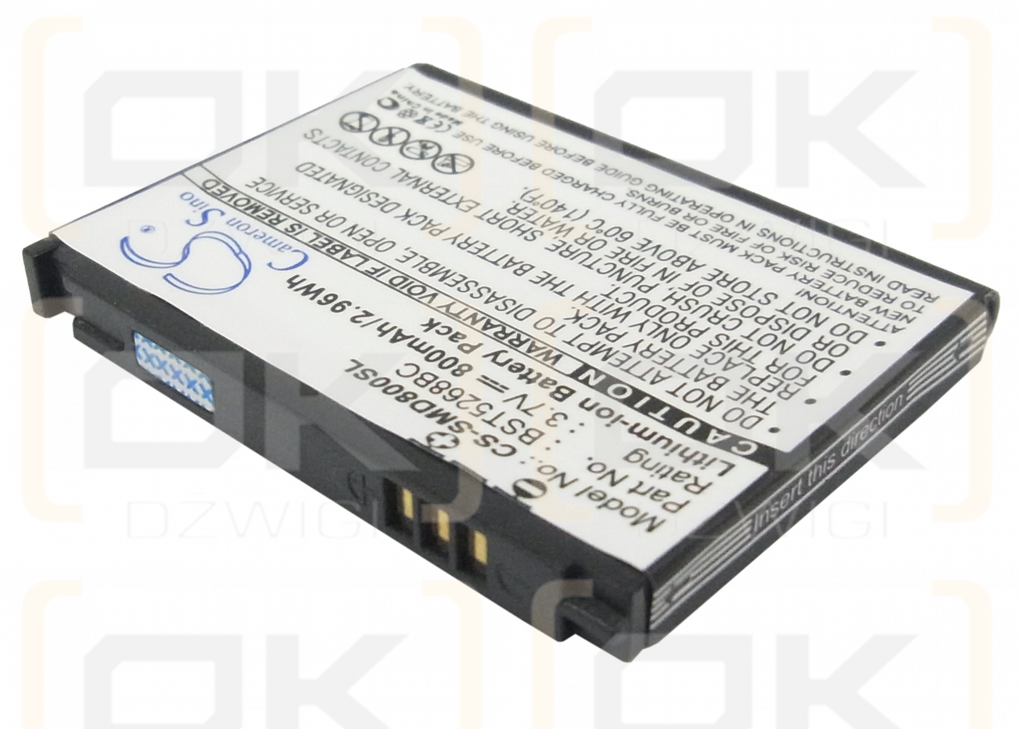 Samsung SGH-D808 / BST5268BC 800 mAh Li-Ion 3,7 V (Cameron Sino)