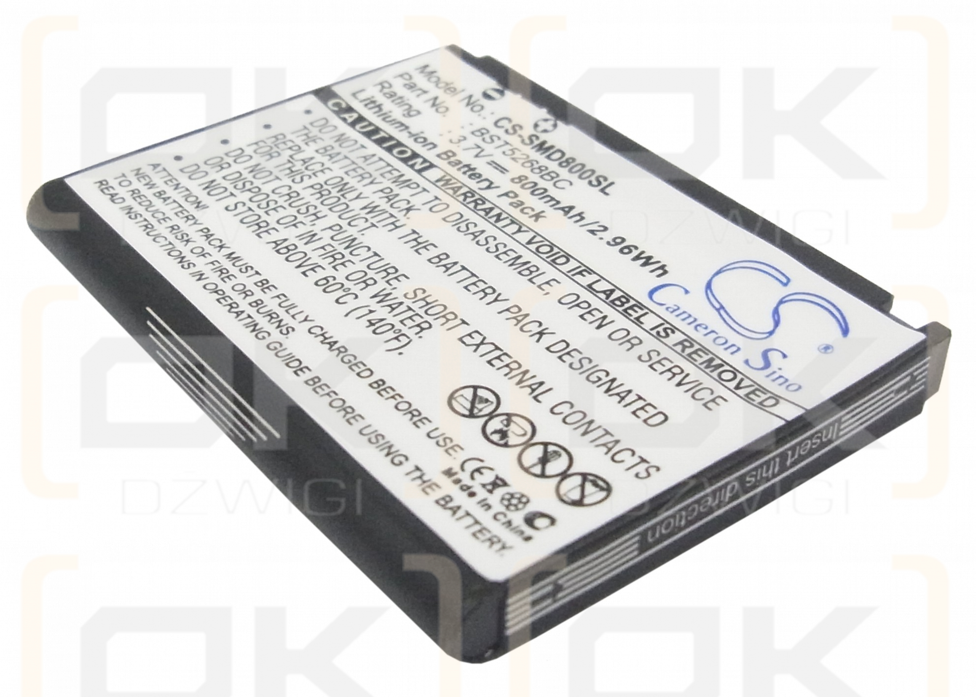 Samsung SGH-D808 / BST5268BC 800 mAh Li-Ion 3,7 V (Cameron Sino)