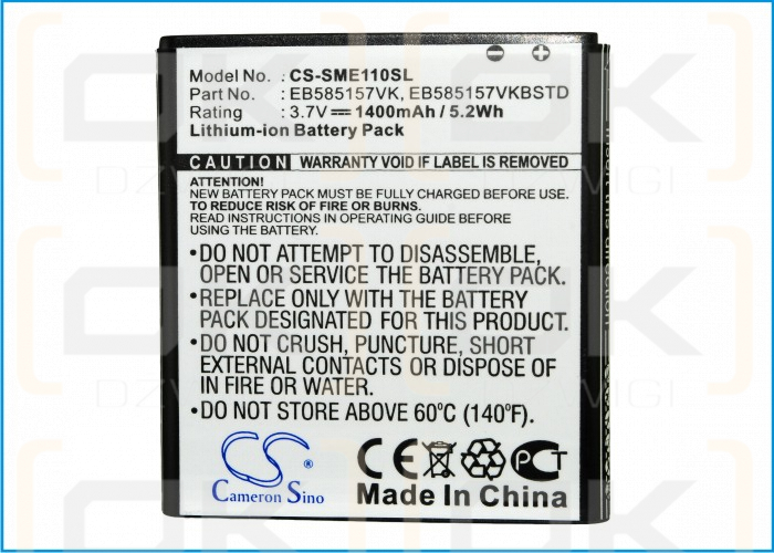 Samsung GT-i9210 / EB585157VK 1400 mAh Li-Ion 3,7 V (Cameron Sino)