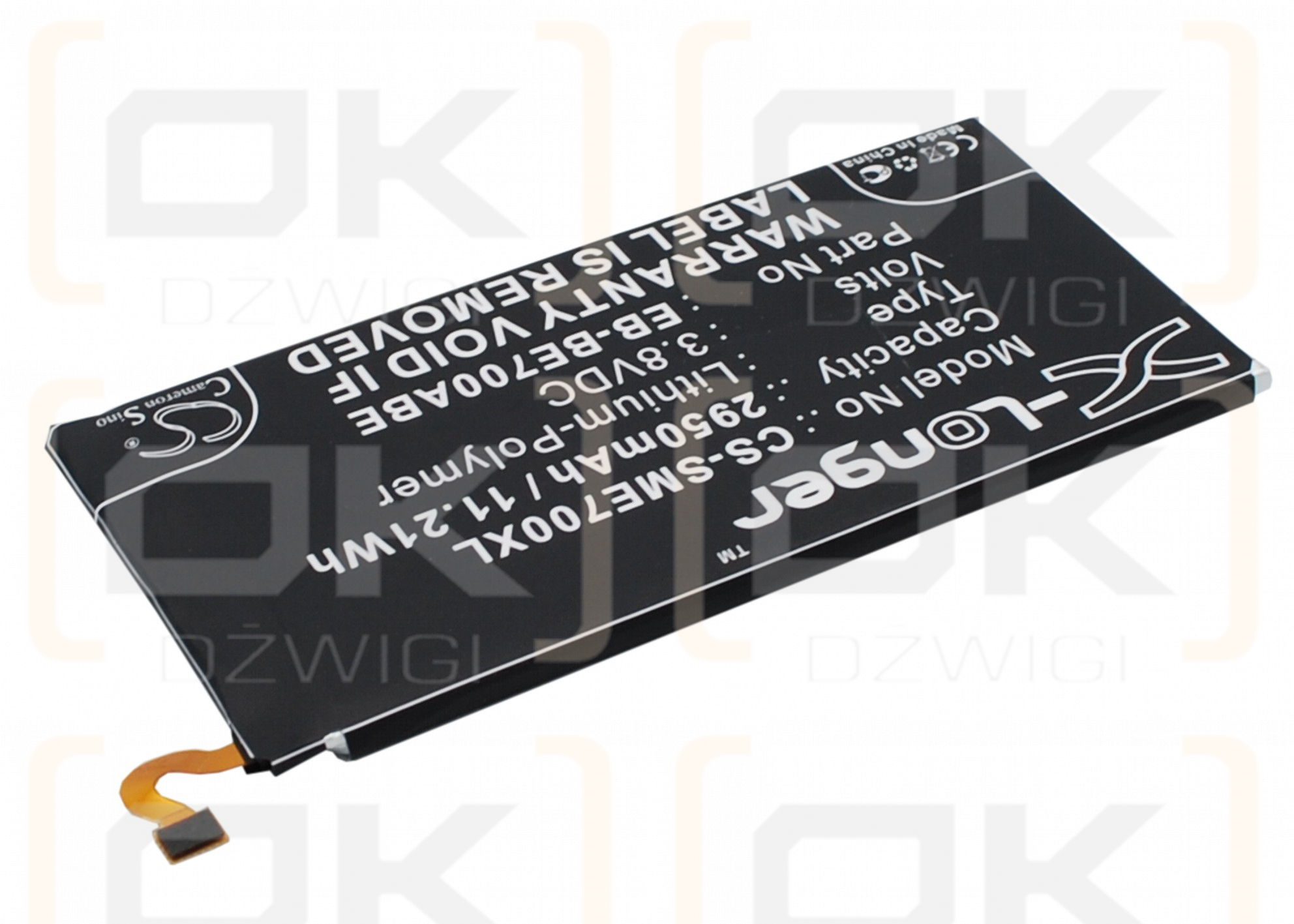 Samsung SM-E700M/DS / EB-BE700ABE 2950mAh Li-Polymer 3.8V (Cameron Sino)