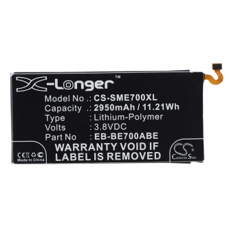 Samsung SM-E700M/DS / EB-BE700ABE 2950mAh Li-Polymer 3.8V (Cameron Sino)