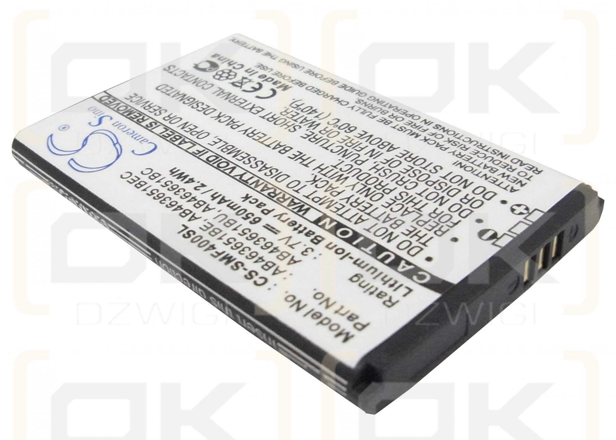 Samsung GT-C3200 / AB463651BE 650mAh Li-ion 3.7V (Cameron Sino)