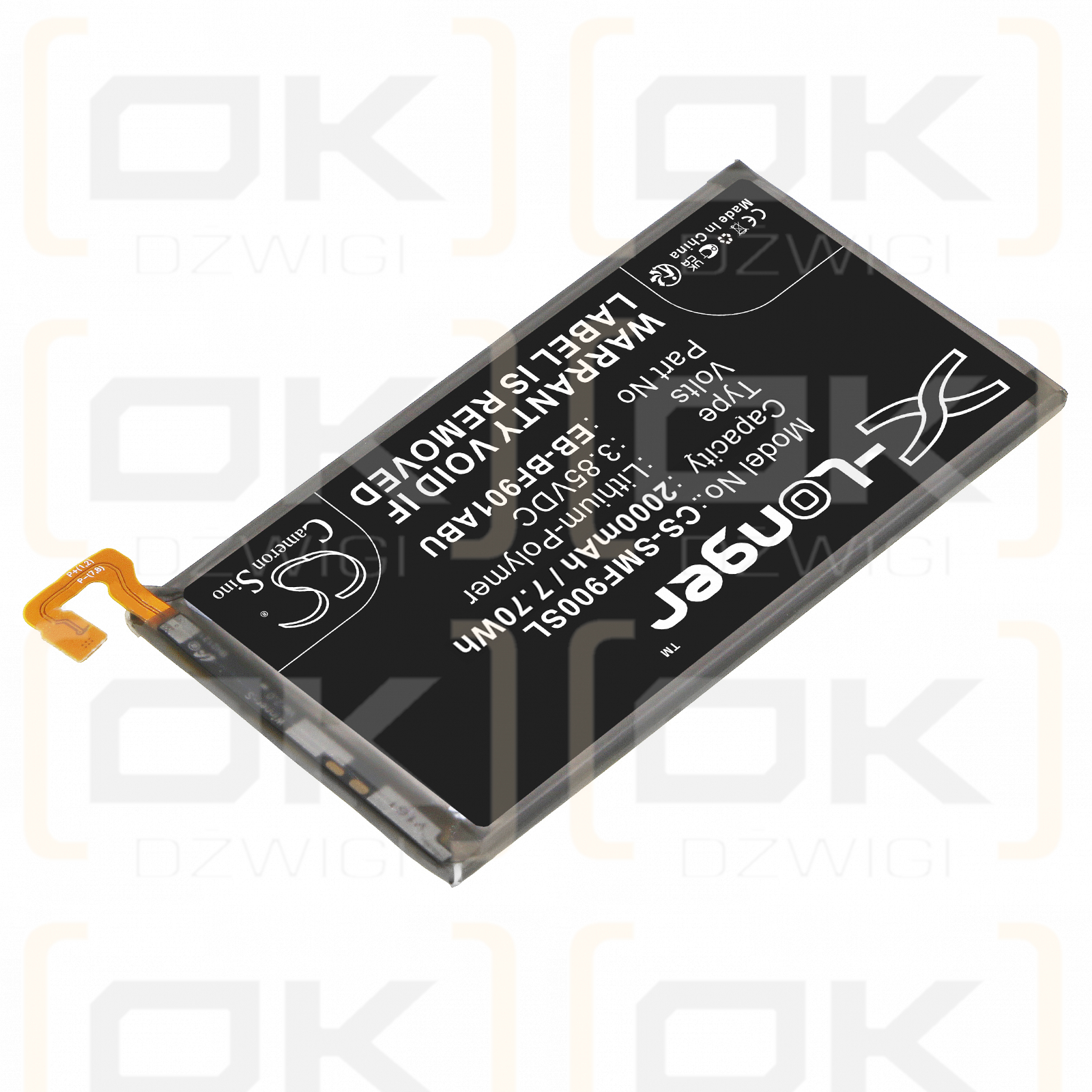 Samsung SCV44 / EB-BF901ABU 2000mAh Li-Polymer 3.85V (Cameron Sino)