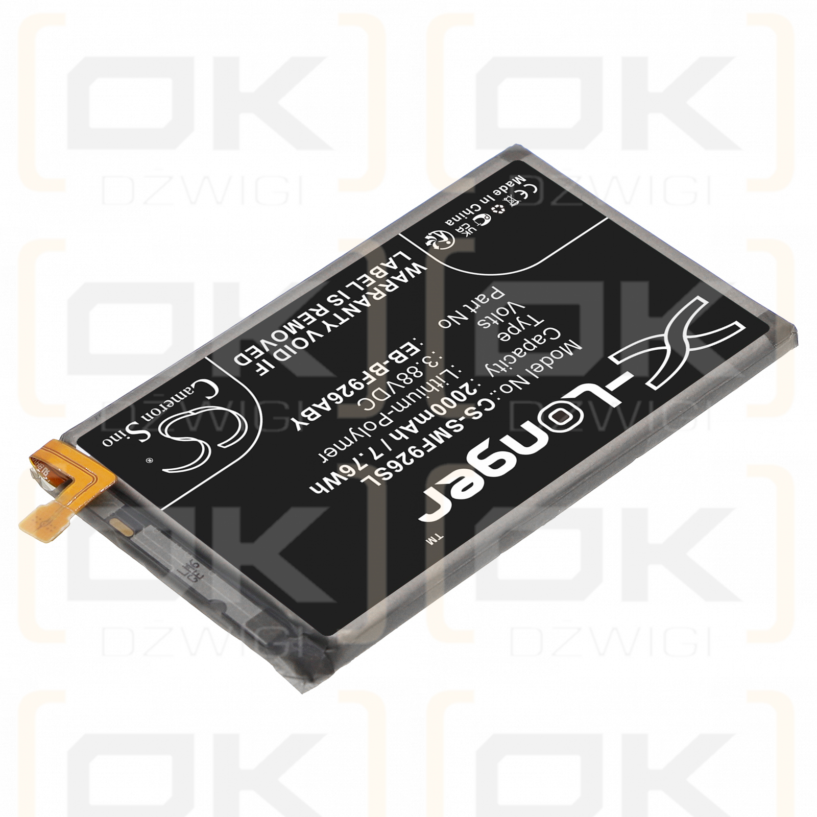 Samsung SCG11 / EB-BF926ABY 2000mAh Li-Polymer 3.88V (Cameron Sino)