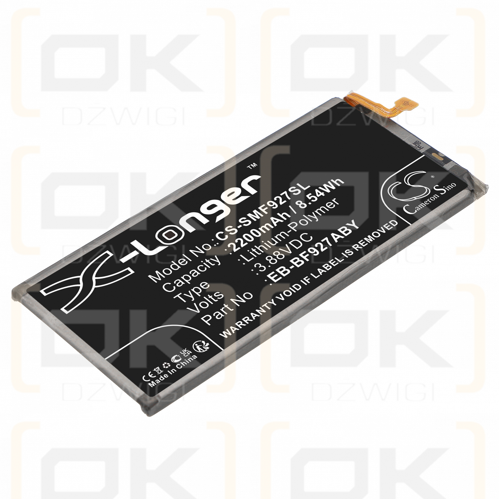 Samsung SCG11 / EB-BF927ABY 2200mAh Li-Polymer 3.88V (Cameron Sino)