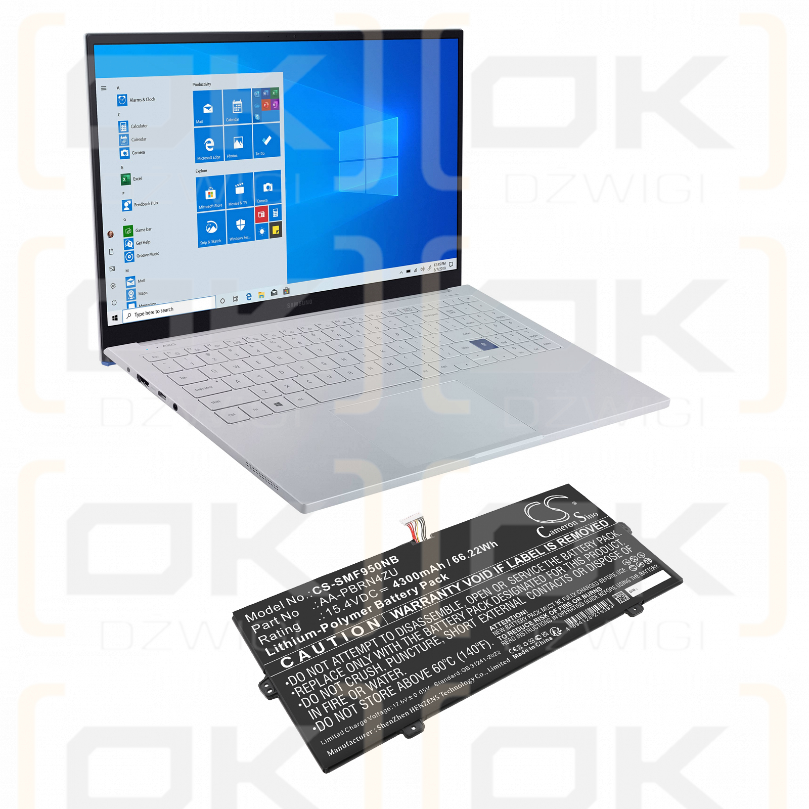 Samsung NT930XCJ-K58A / AA-PBRN4ZU 4300mAh Li-Polímero 15.4V (Cameron Sino)