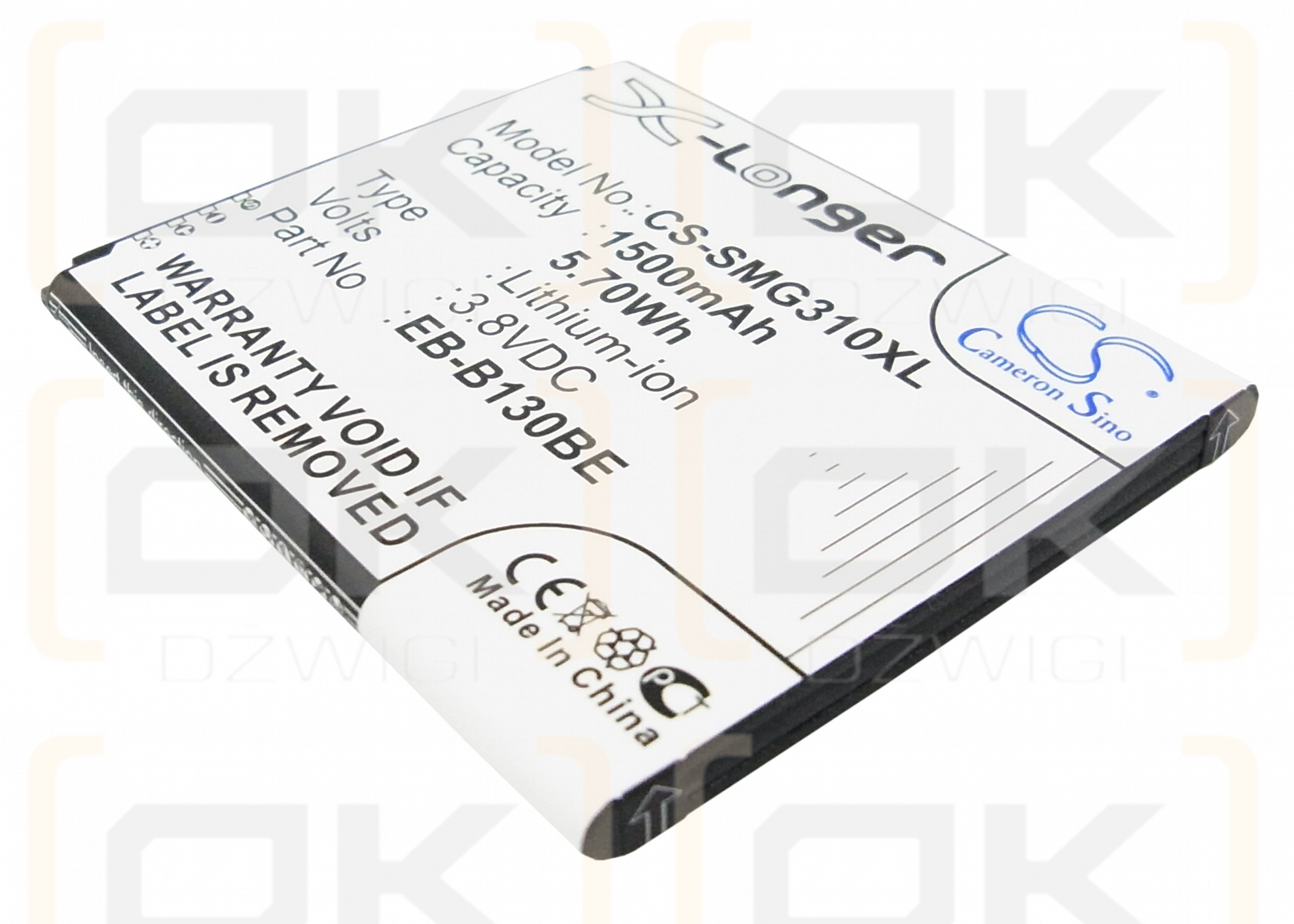 Samsung SM-J106B / EB-B130BE 1500mAh Li-ion 3.8V (Cameron Sino)