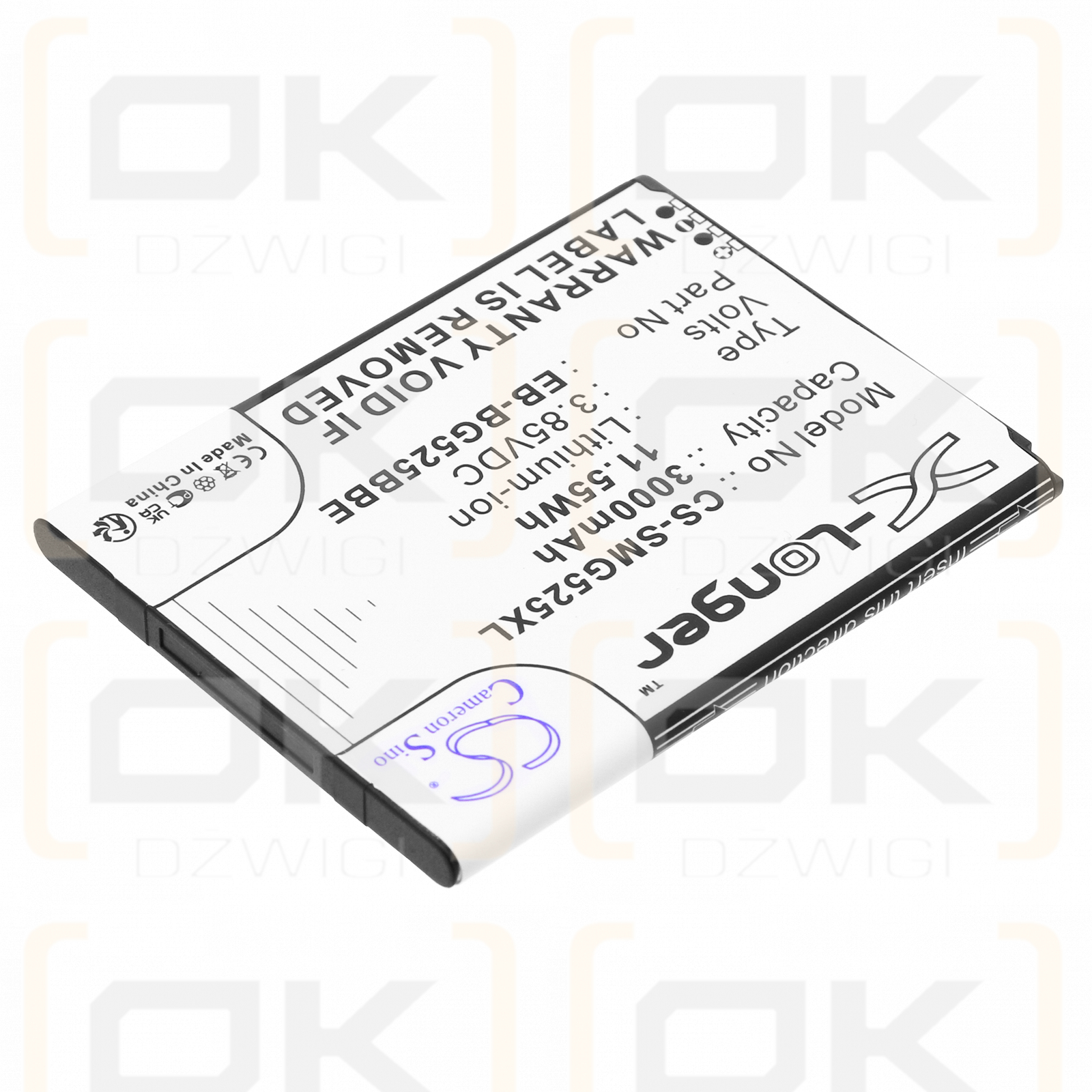 Samsung SM-G525N / EB-BG525BBE 3000mAh Li-ion 3.85V (Cameron Sino)