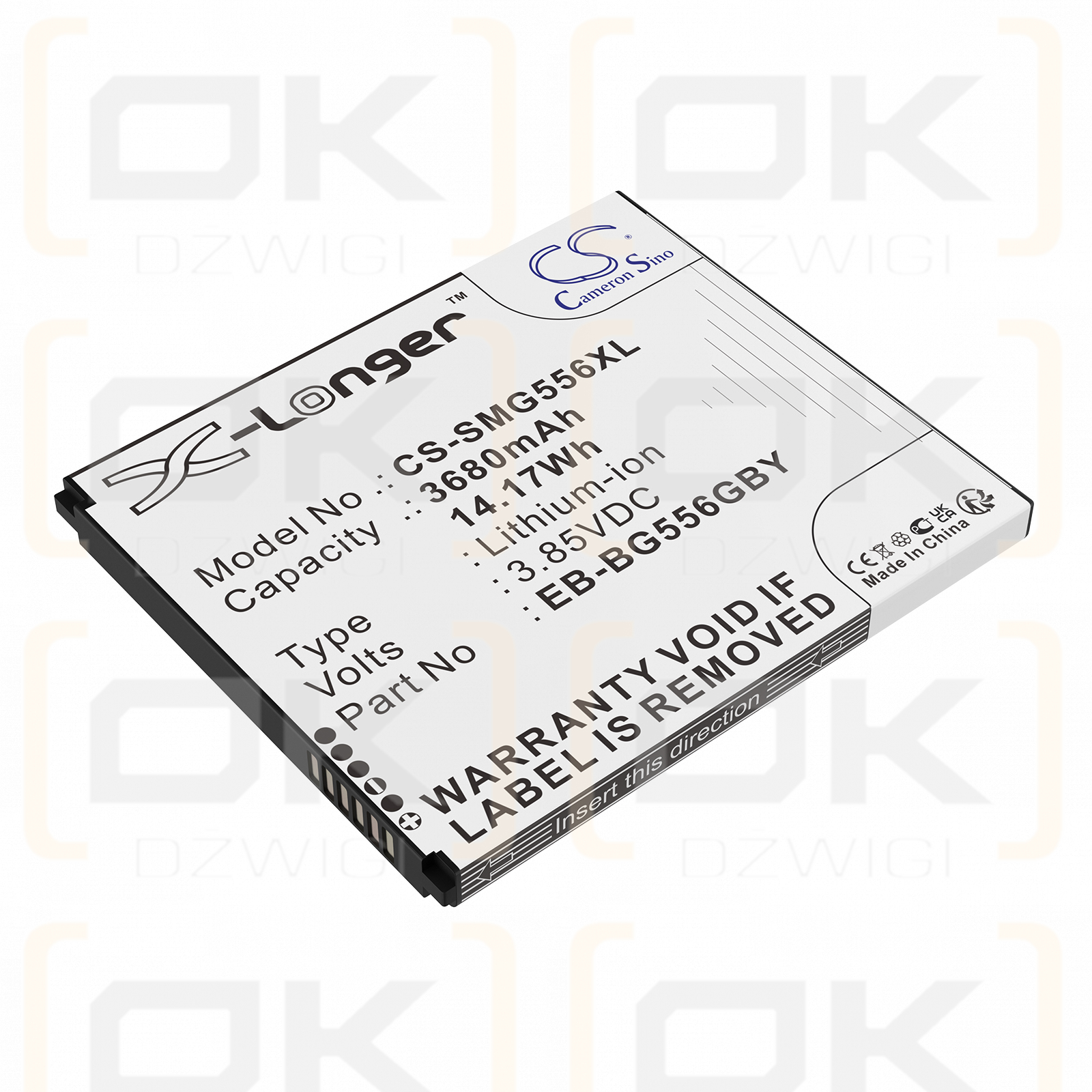 Samsung SM-G556B / EB-BG556GBY 3680mAh Li-ion 3.85V (Cameron Sino)