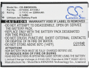 Samsung SM-T255S / B700BE 2200mAh Li-ion 3.7V (Cameron Sino)