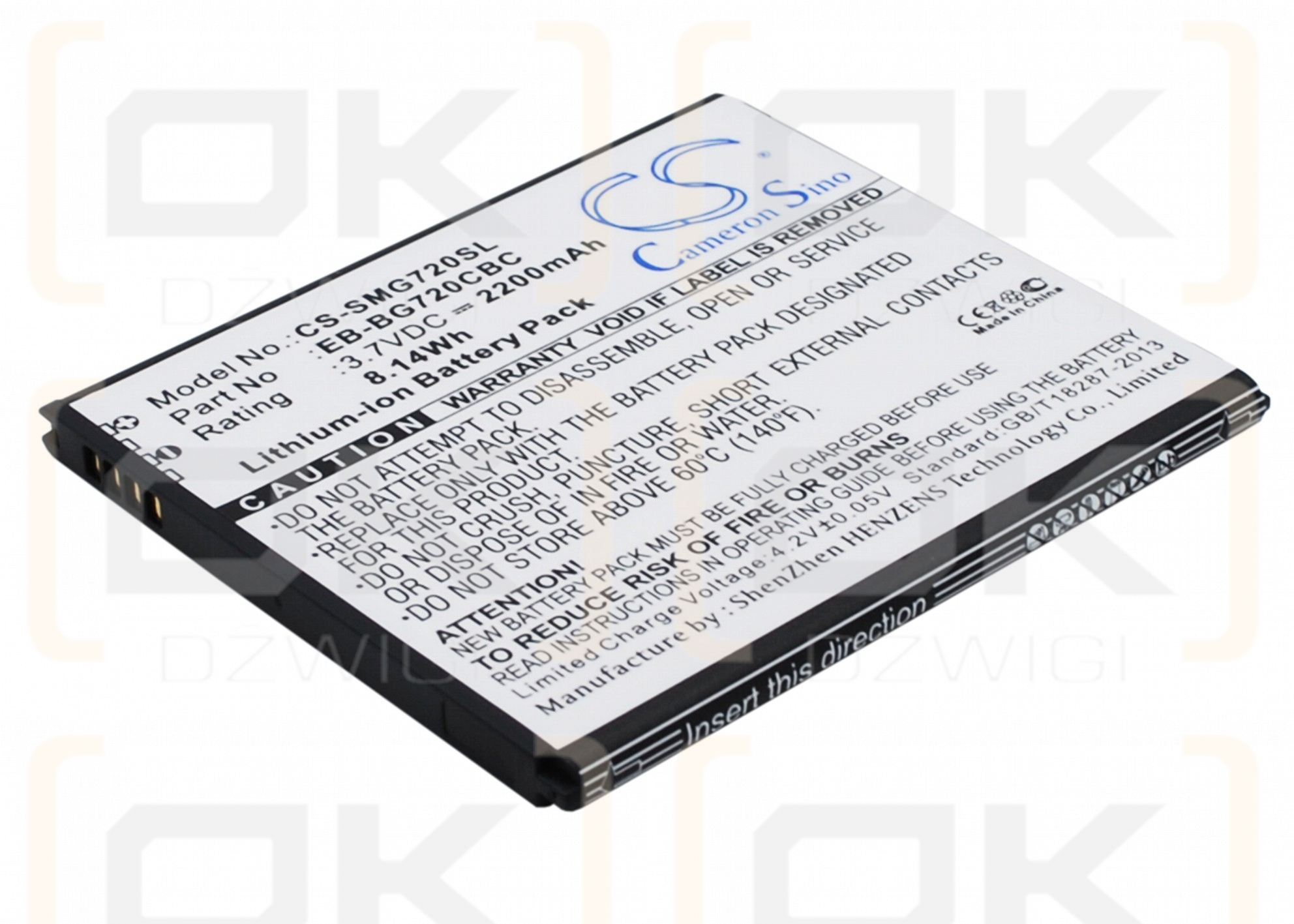 Samsung SM-G720N0 / EB-BG720CBC 2200mAh Li-ion 3.7V (Cameron Sino)