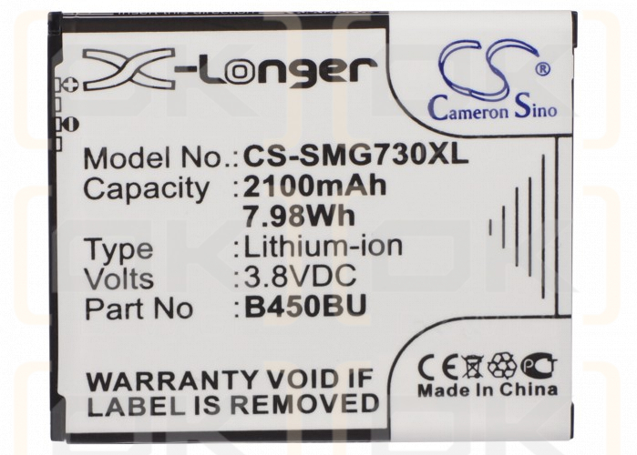 Samsung SM-G3568V / B450BU 2100mAh Li-ion 3.8V (Cameron Sino)