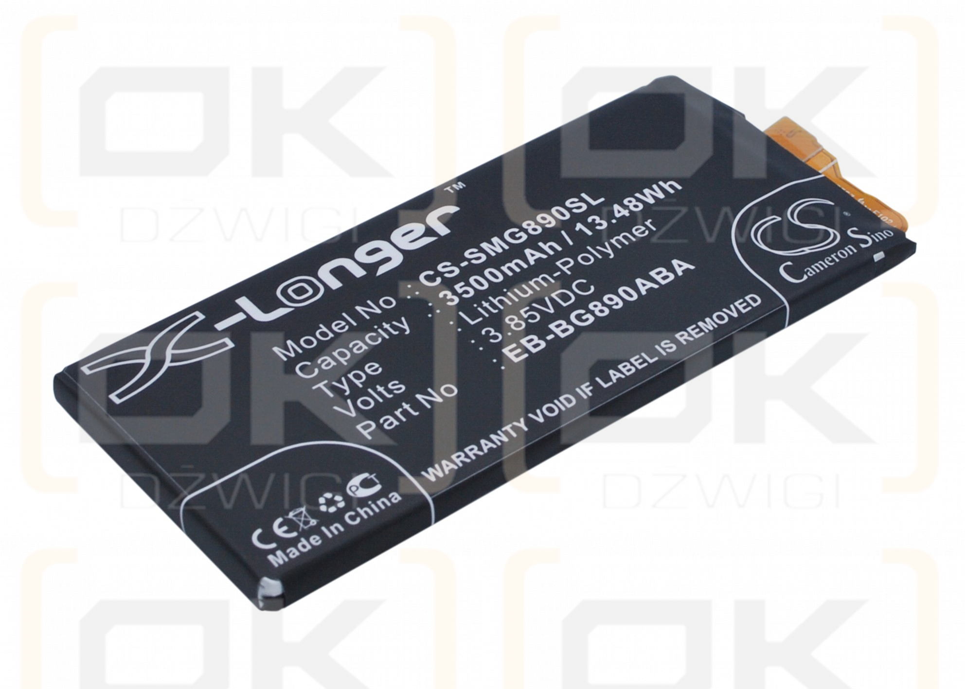 Samsung SM-G890A / EB-BG890ABA 3500mAh Li-Polímero 3.85V (Cameron Sino)