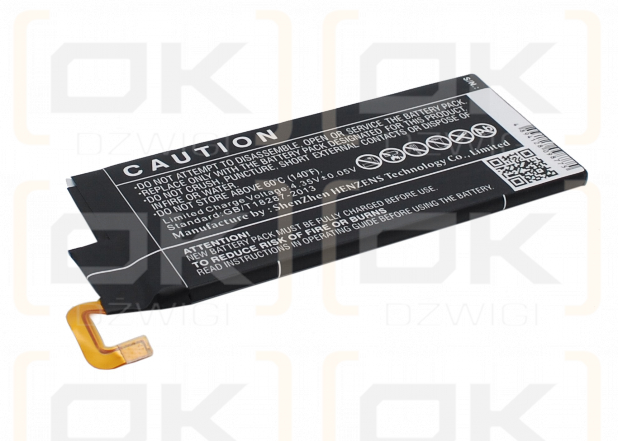 Samsung SM-G925J / EB-BG925ABE 2600mAh Li-Polímero 3.8V (Cameron Sino)