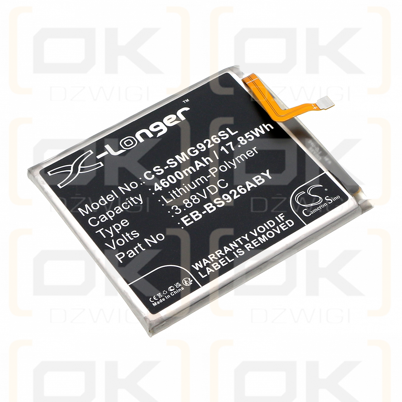 Samsung SM-S926B/DS / EB-BS926ABY 4600mAh Li-Polímero 3.88V (Cameron Sino)