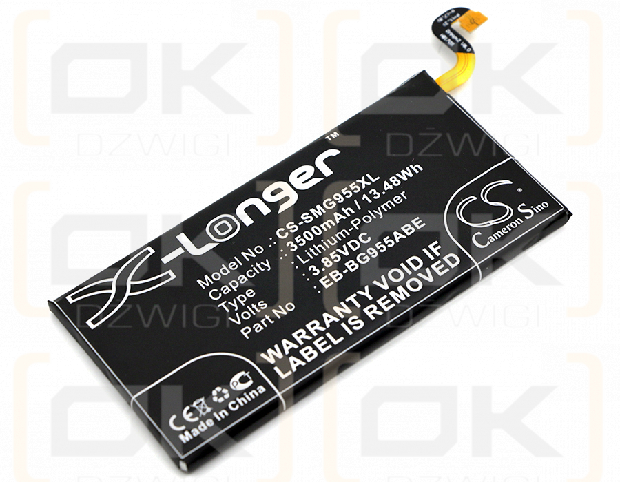 Samsung SM-G955U / EB-BG955ABE 3500mAh Li-Polímero 3.85V (Cameron Sino)