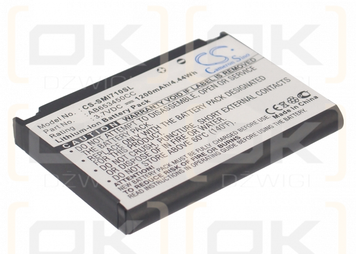 Samsung SGH-i718 / AB653450CC 1200 mAh Li-Ion 3,7 V (Cameron Sino)