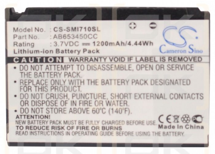 Samsung SGH-i718 / AB653450CC 1200 mAh Li-Ion 3,7 V (Cameron Sino)