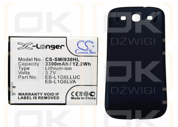 Samsung Galaxy SIII / EB-L1G6LLUC 3300 мАч литий-ионный 3,7 В (Cameron Sino)