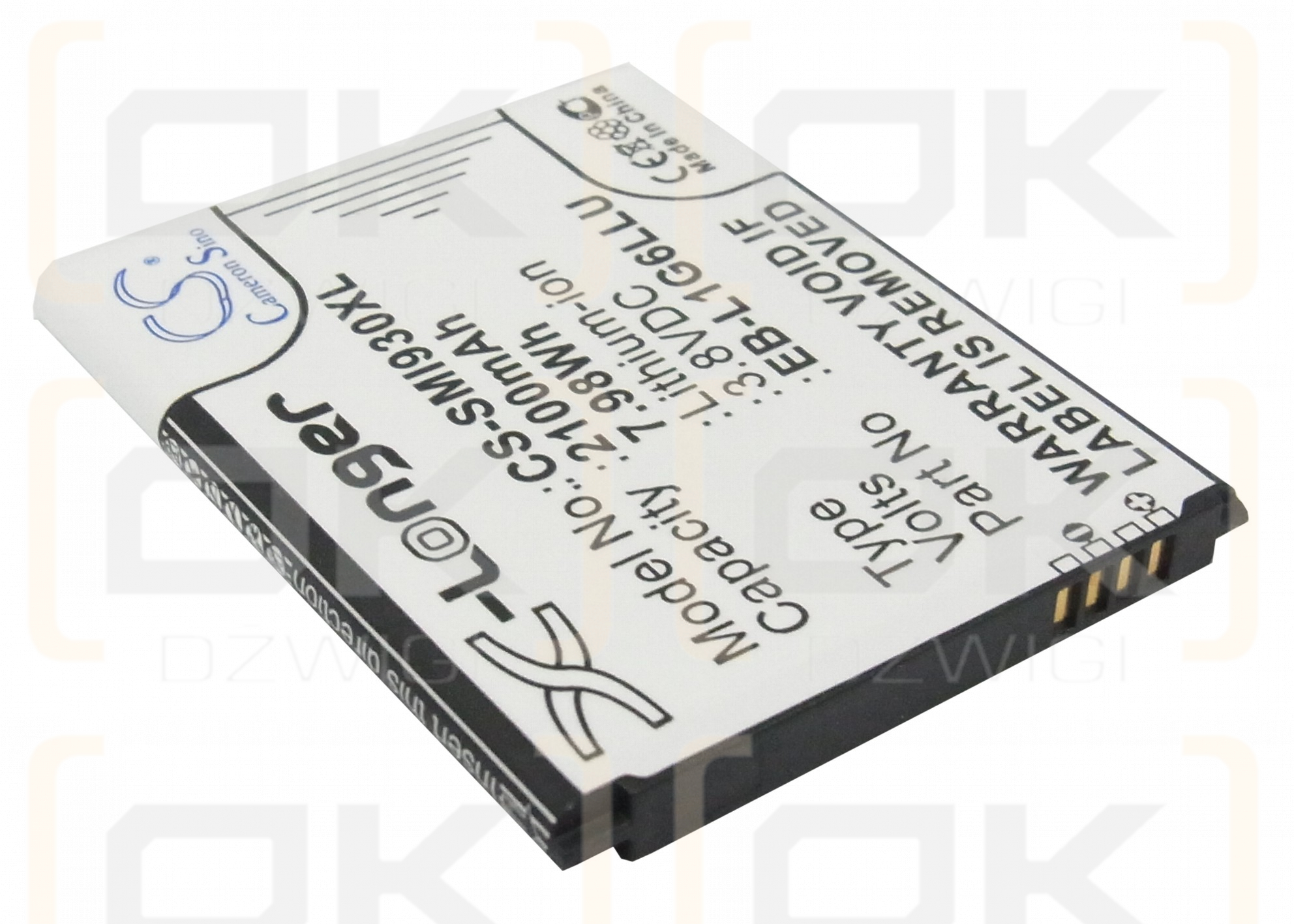 Samsung Galaxy S III / EB585158LP 2100mAh Li-ion 3.8V (Cameron Sino)