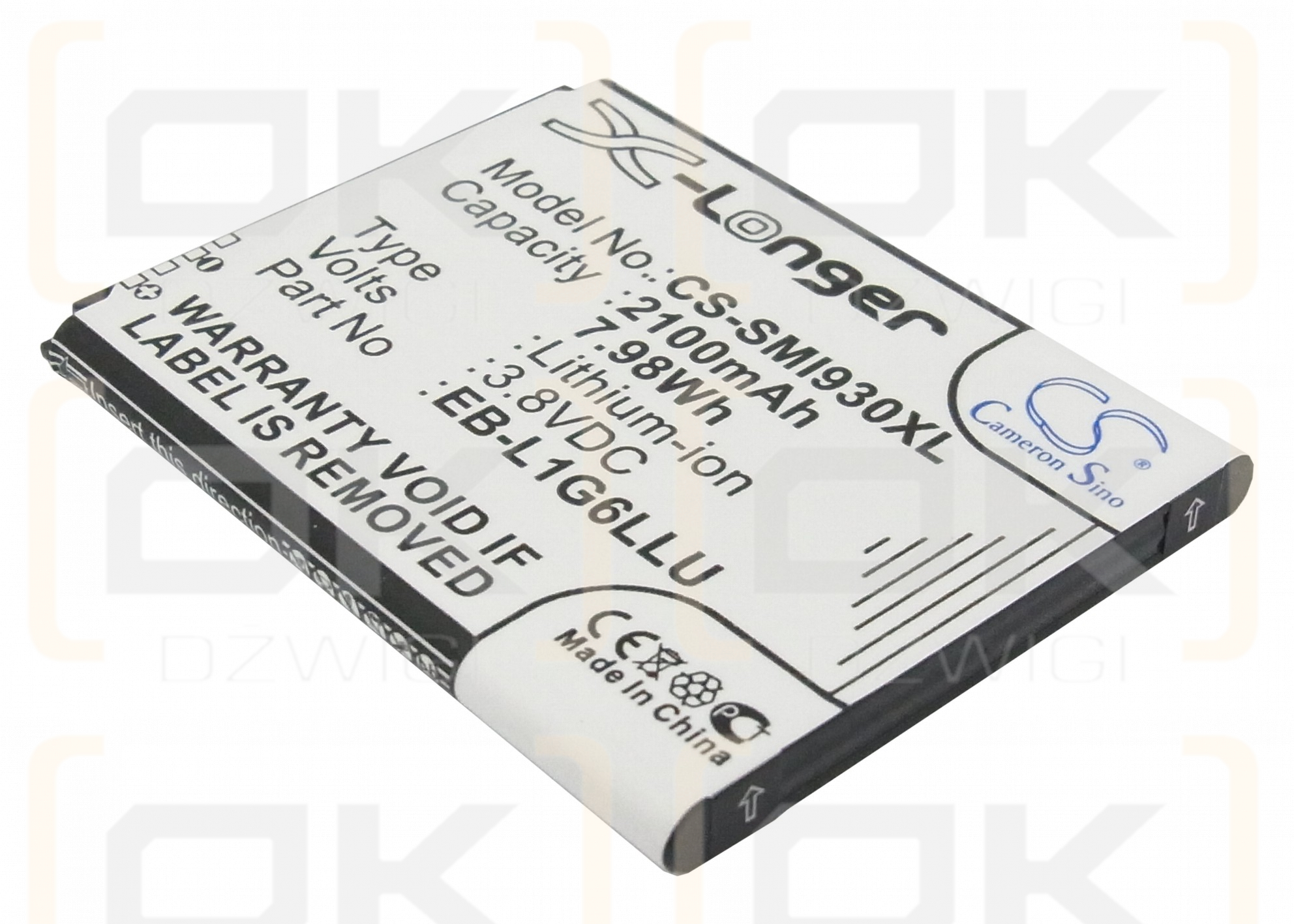 Samsung Galaxy S III / EB585158LP 2100mAh Li-ion 3.8V (Cameron Sino)